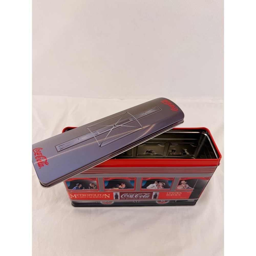 Coca-Cola Cable Car Tin 2002 Metropolitan Uptown Service Collectible - Picture 9 of 13